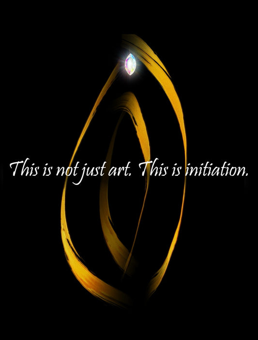 This is not just art. This is initiation.